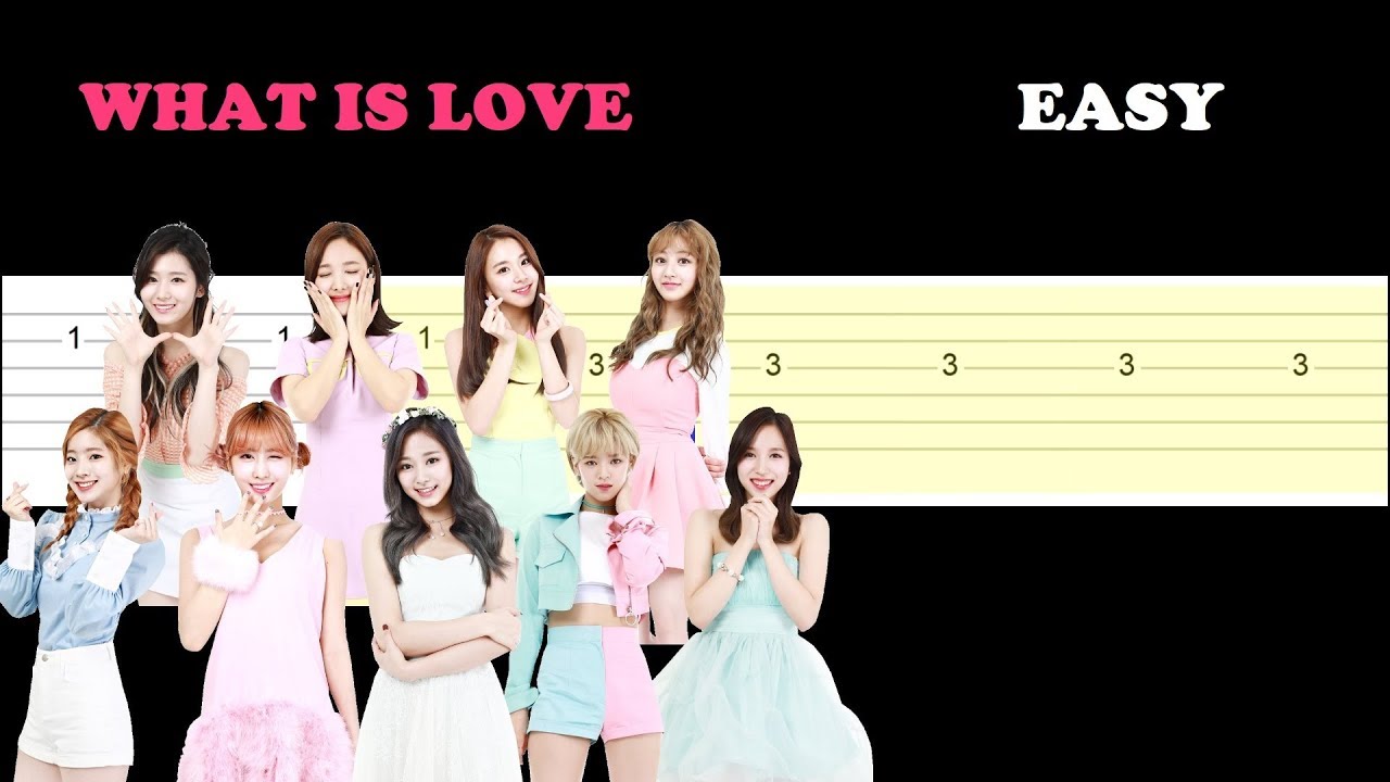 Twice - What Is Love (Easy Guitar Tabs Tutorial)