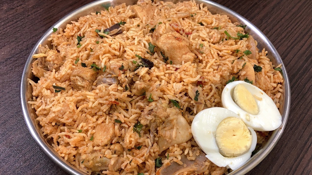 Simple Chicken Biryani | Chicken Biryani Recipe | Bachelors Chicken Biryani In Cooker | Real Feast