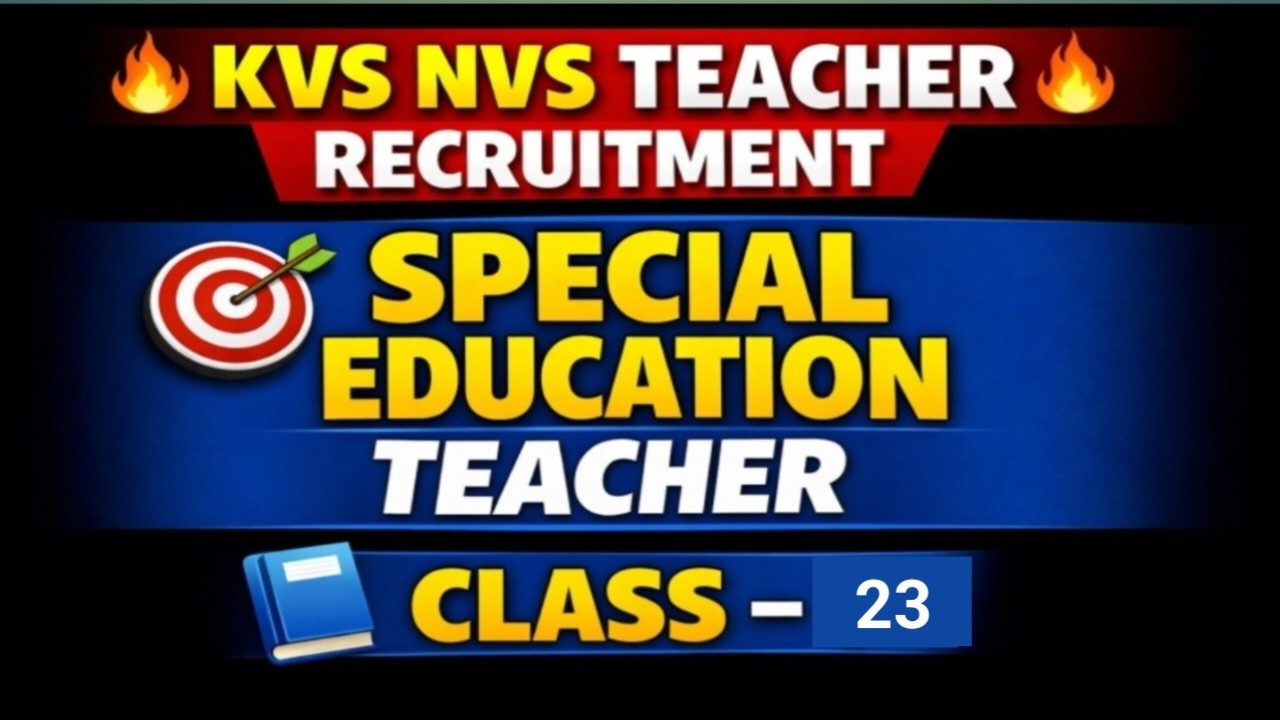 Techniques of Intervention ।। KVS & NVS SPECIAL EDUCATOR CLASSES ।। PRT & TGT BOTH LEVEL ।।