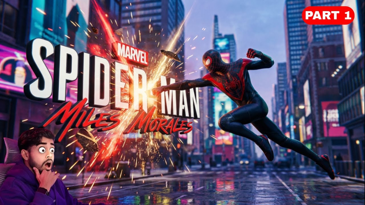 Spider-Man: Miles Morales 🕷️ | Gameplay 😱 (Part-1) #spiderman #spidermanmilemorales #spider #viral