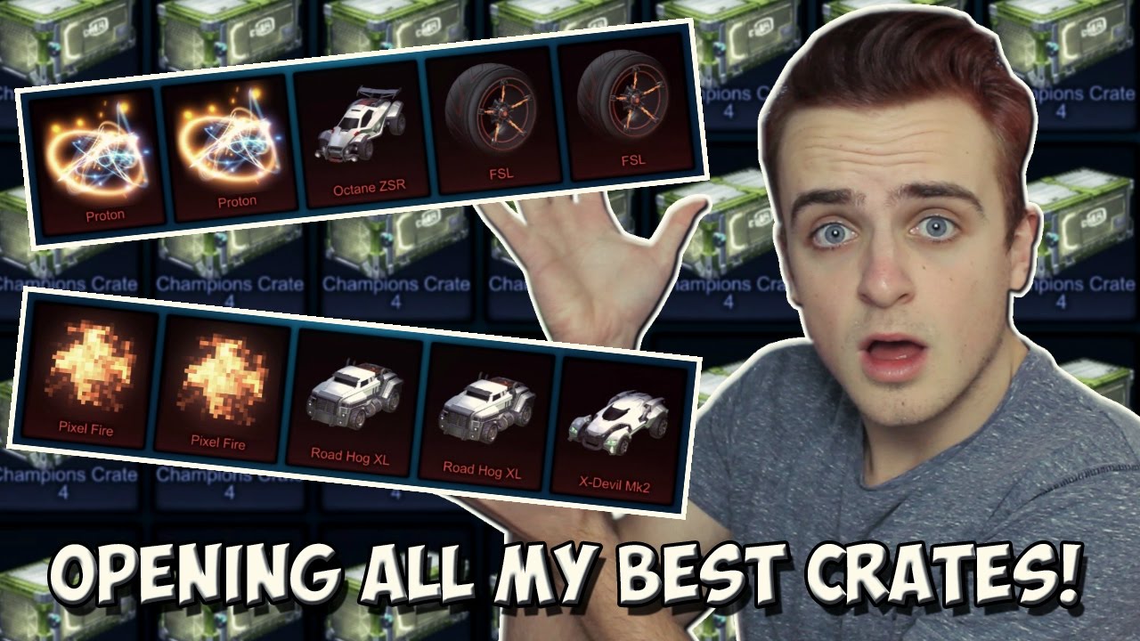 OPENING ALL OF MY BEST CRATES IN ROCKET LEAGUE + IMPORT TRADE UPS! | CC2, CC4, PCC1/CC5 Opening