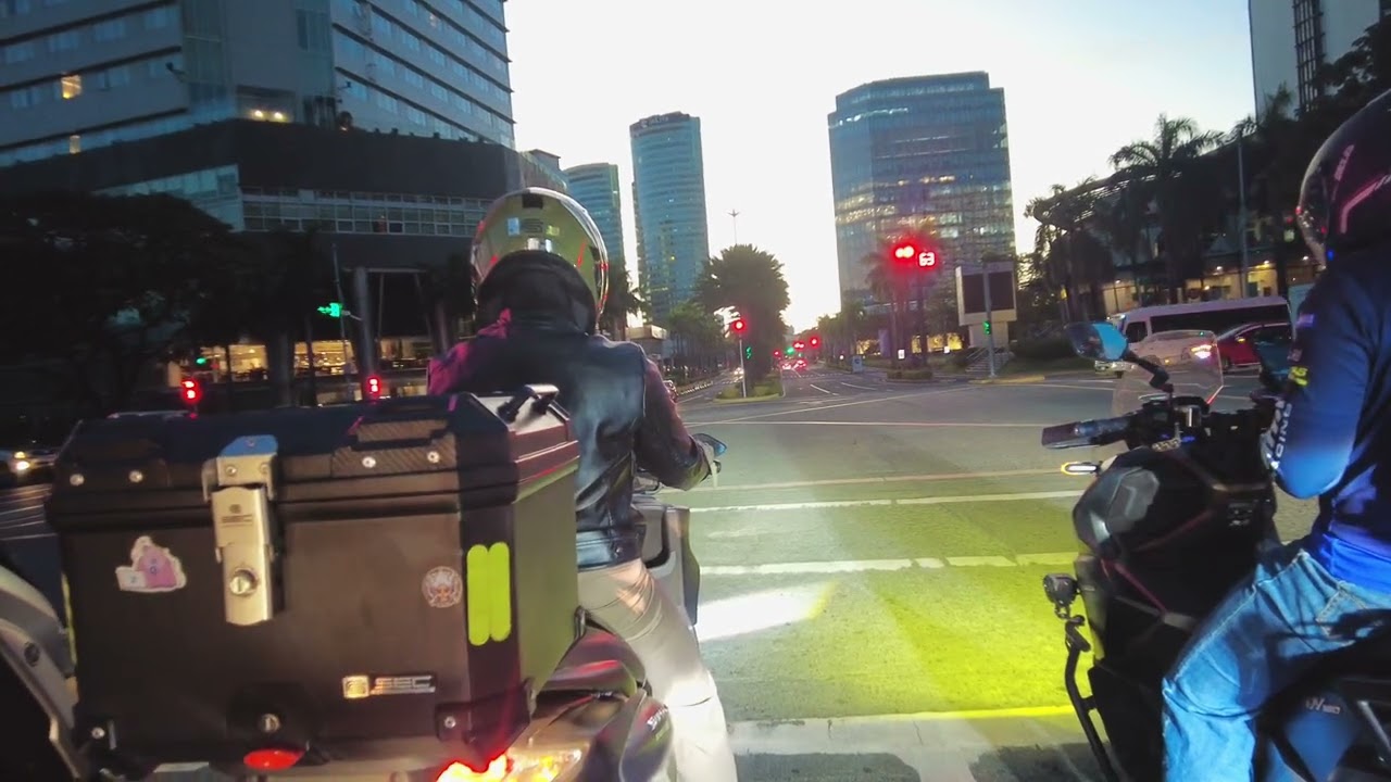 Riding through the worst traffic in the world—but keeping it chill 🛵