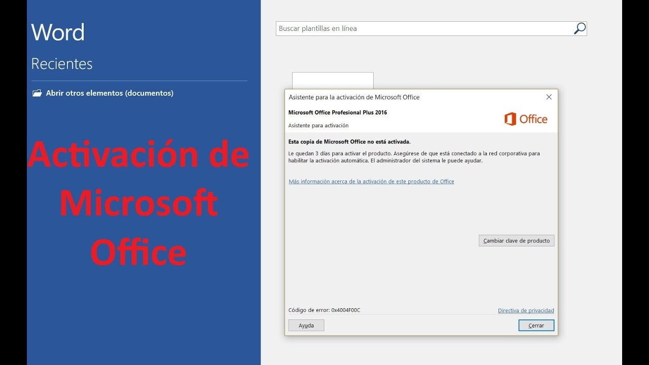 Activación de Microsoft Office sin programas SIN VIRUS!!