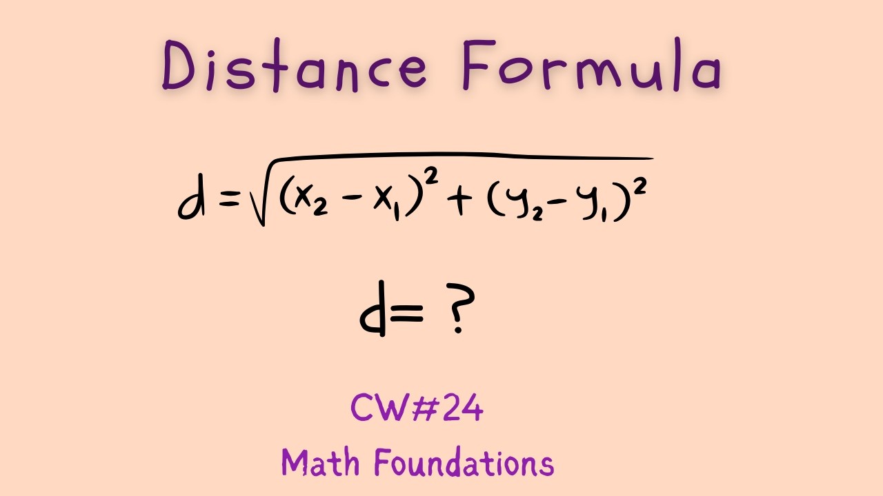 Distance Formula