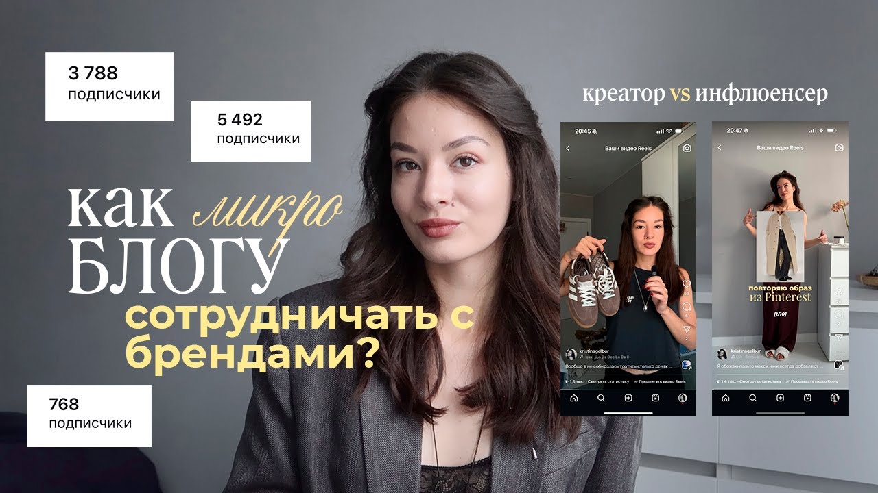КАК МИКРО БЛОГУ СОТРУДНИЧАТЬ С БРЕНДАМИ? | Все способы сотрудничеств в 2025 – инфлюенсер vs креатор