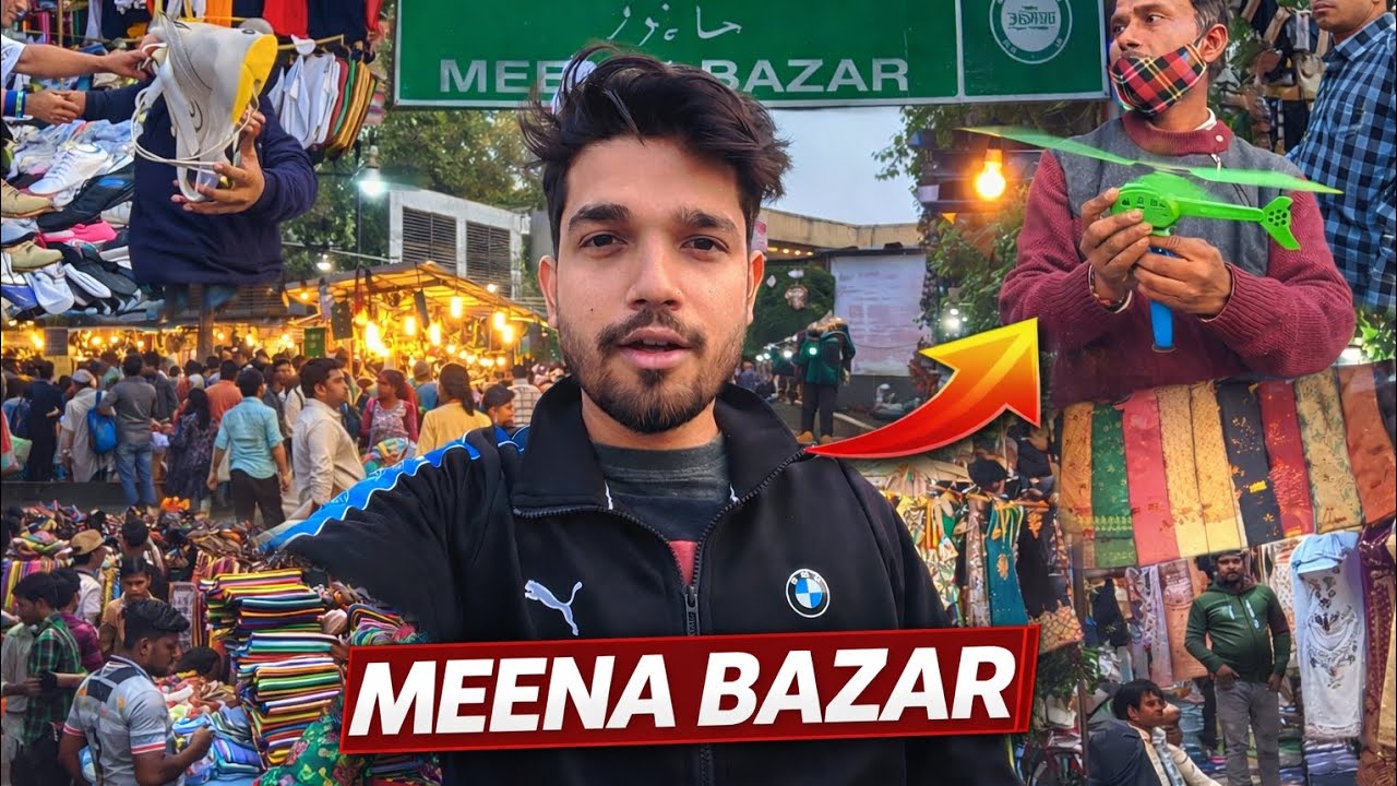 Meena Bazar Delhi Full Tour 2026 😍 | Cheapest Market in Delhi | Budget Shopping & Street Food Vlog 🔥