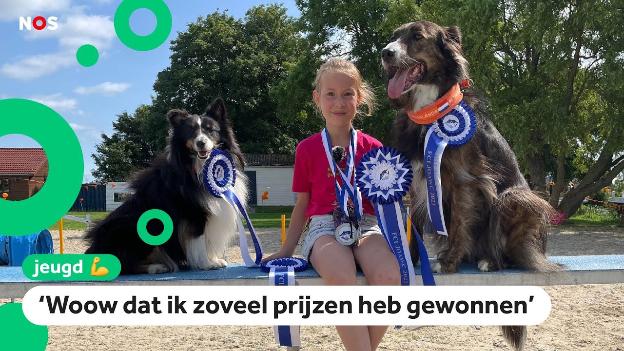 Sandy wint twee medailles op het WK hondensport in Finland