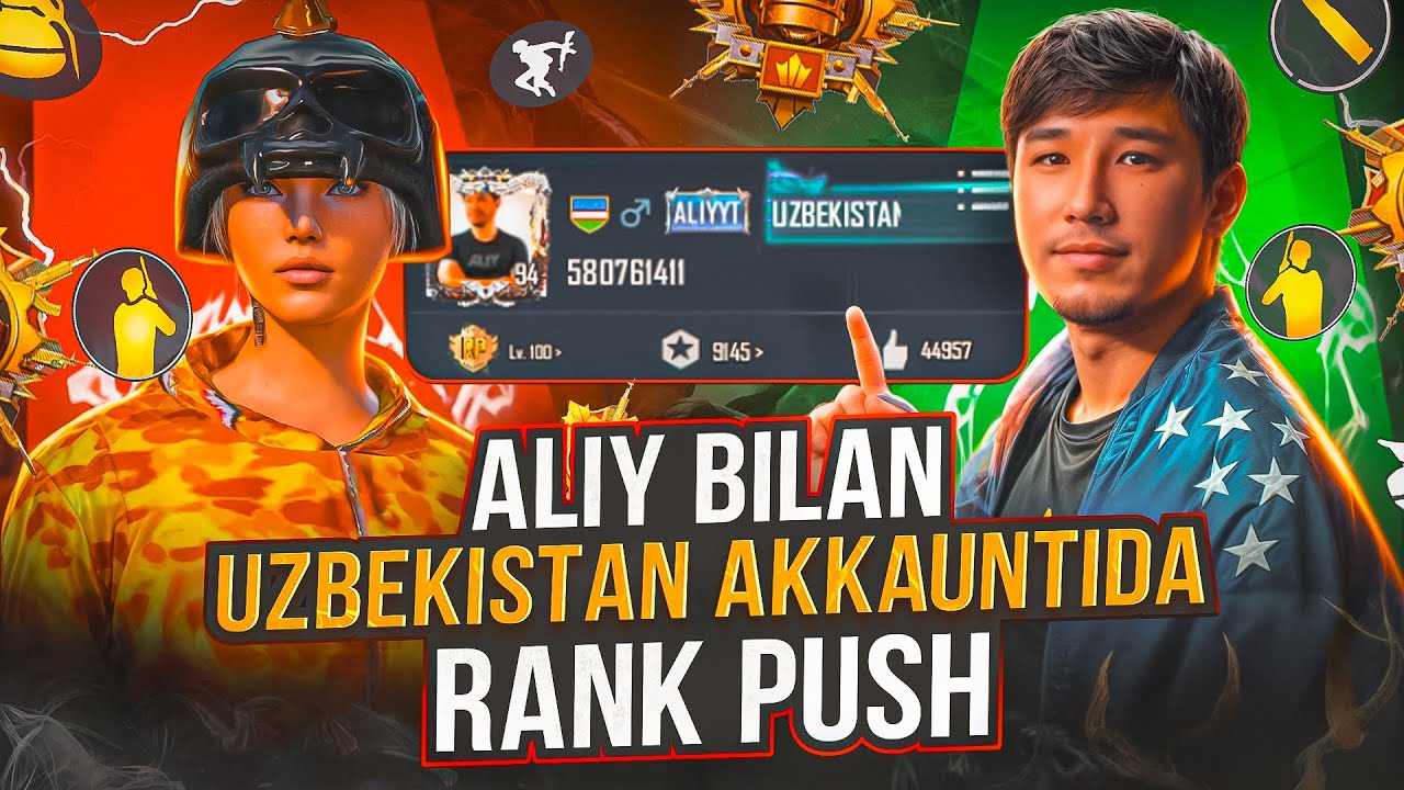 UZBEKISTAN AKAUNTINI MIRAVOY REYTINGA OPKIRAMIZ ALI PUBGM BILAN BIRGALIKDA SEMURG PUBGM  TOP  25