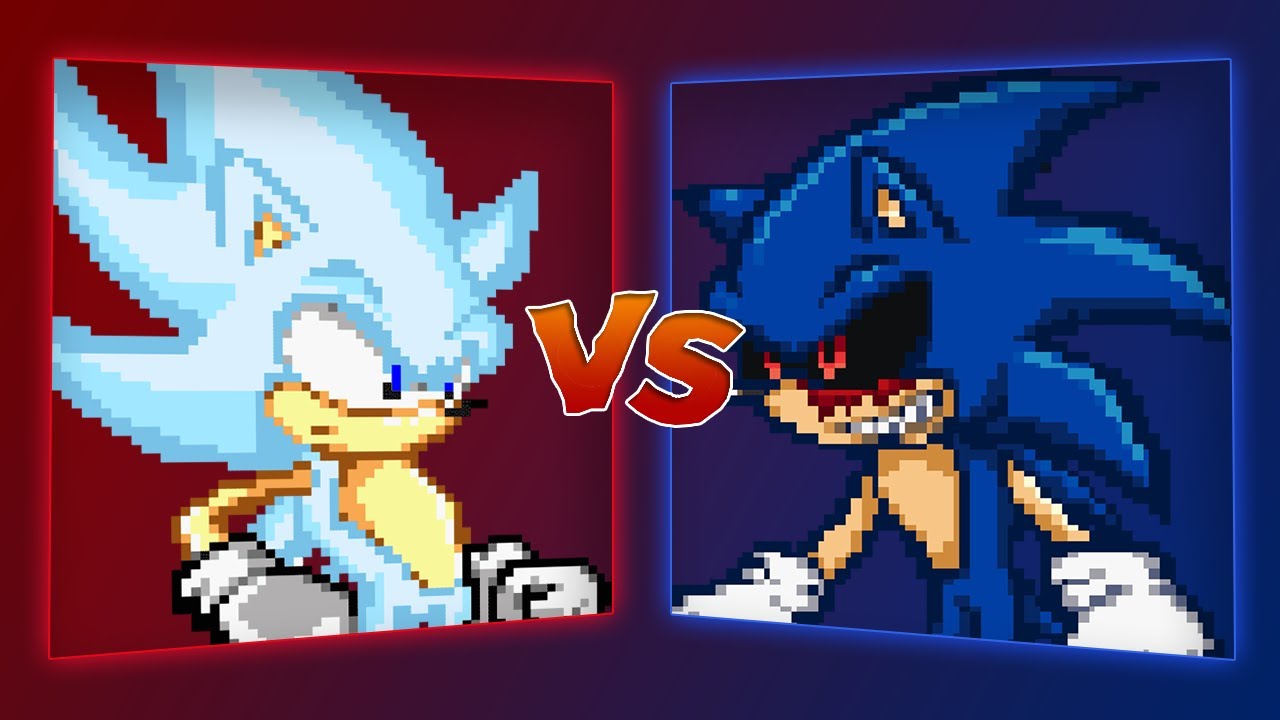 MUGEN Battle - Hyper Sonic vs Sonic.EXE