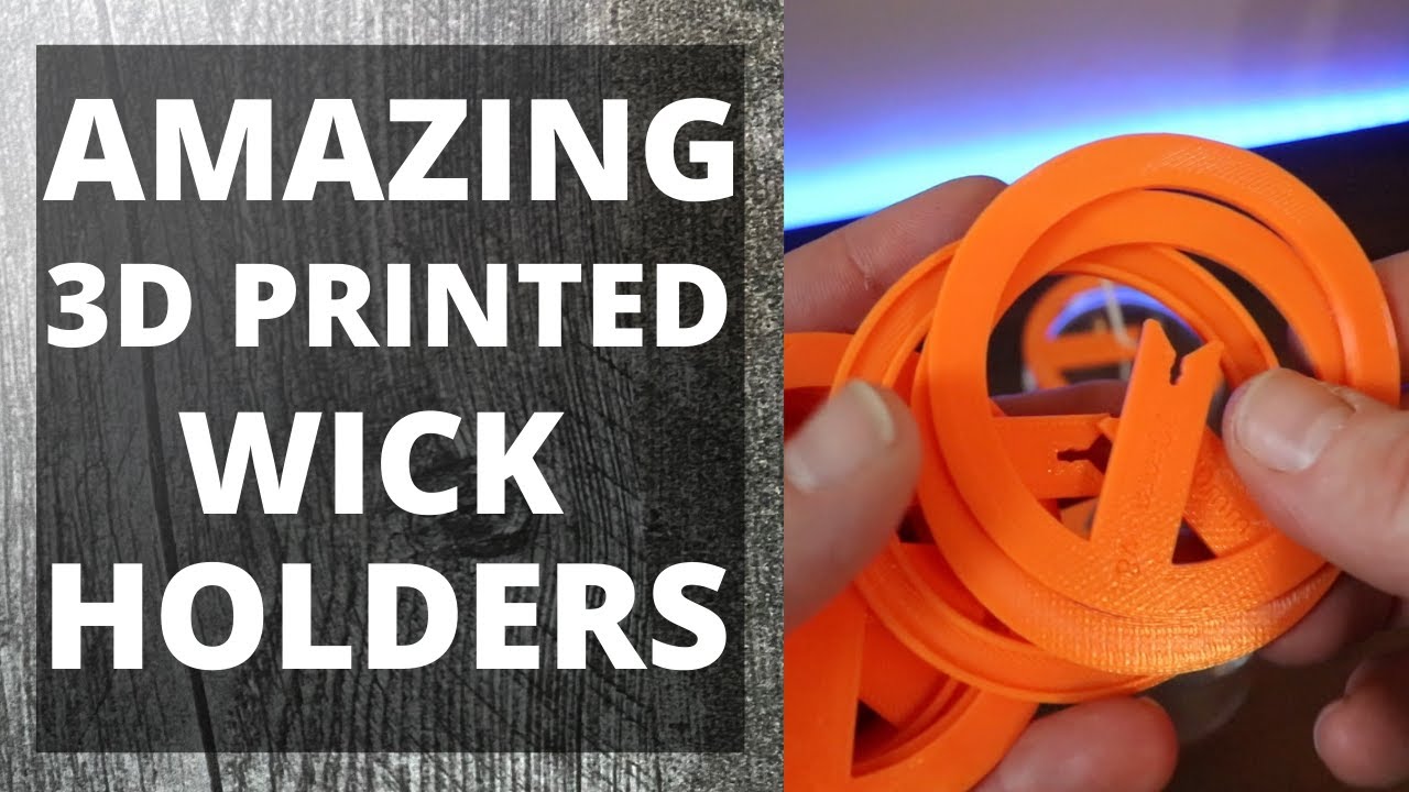 AMAZING 3-D PRINTED WICK HOLDERS: Nice compact wick holders from HotThrow.com