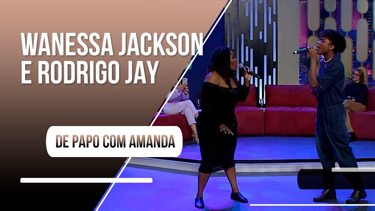 Vanessa Jackson canta com seu filho Rodrigo Jay
