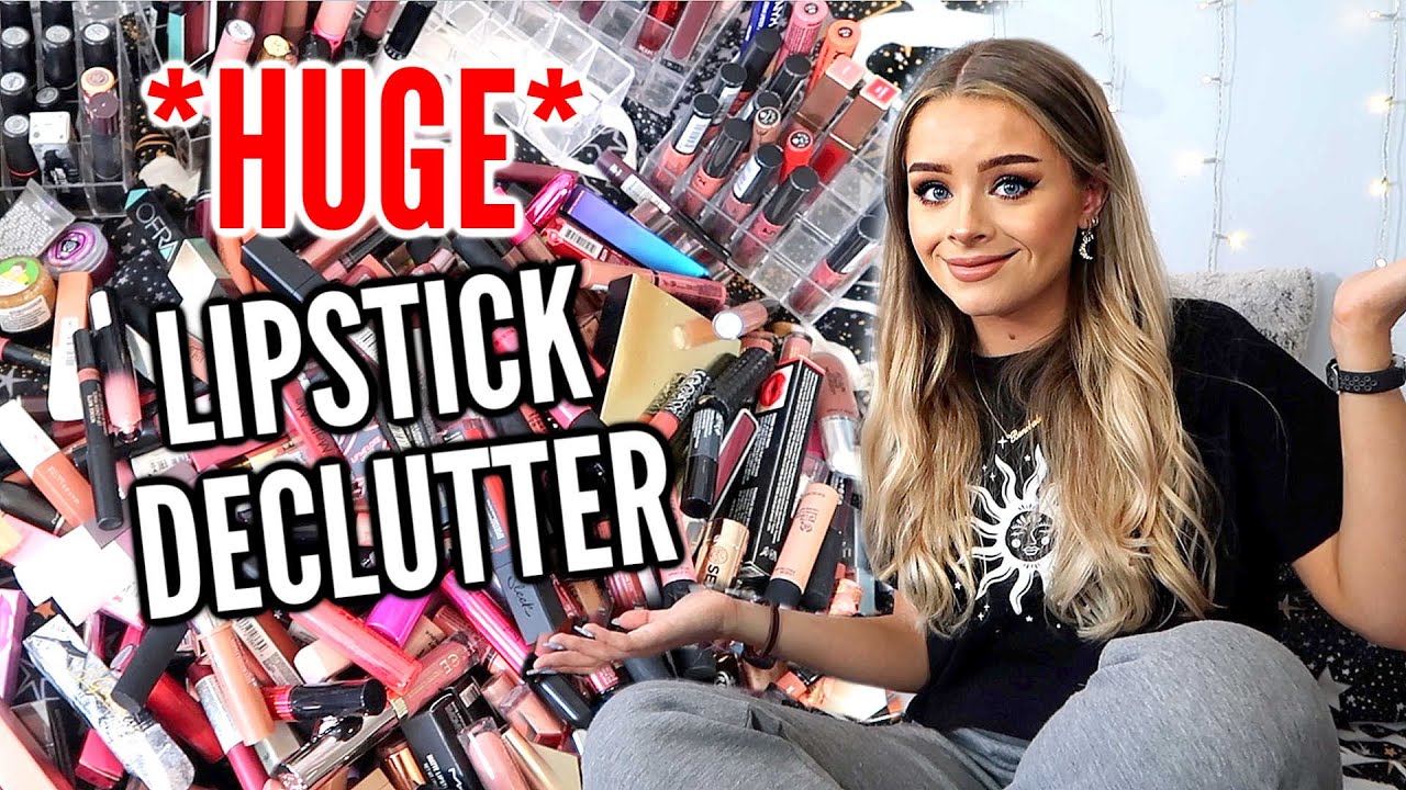 MASSIVE LIPSTICK DECLUTTER + COLLECTION!!!