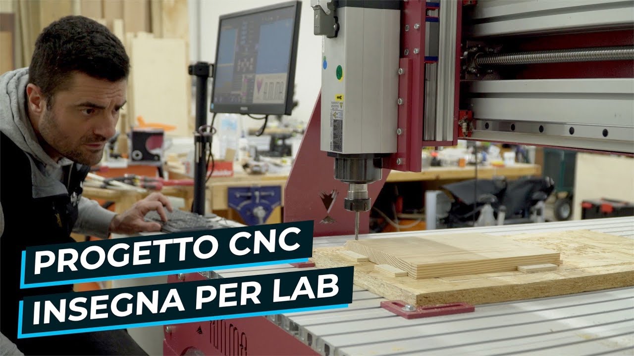 Il mio primo progetto con la Cnc - Insegna 