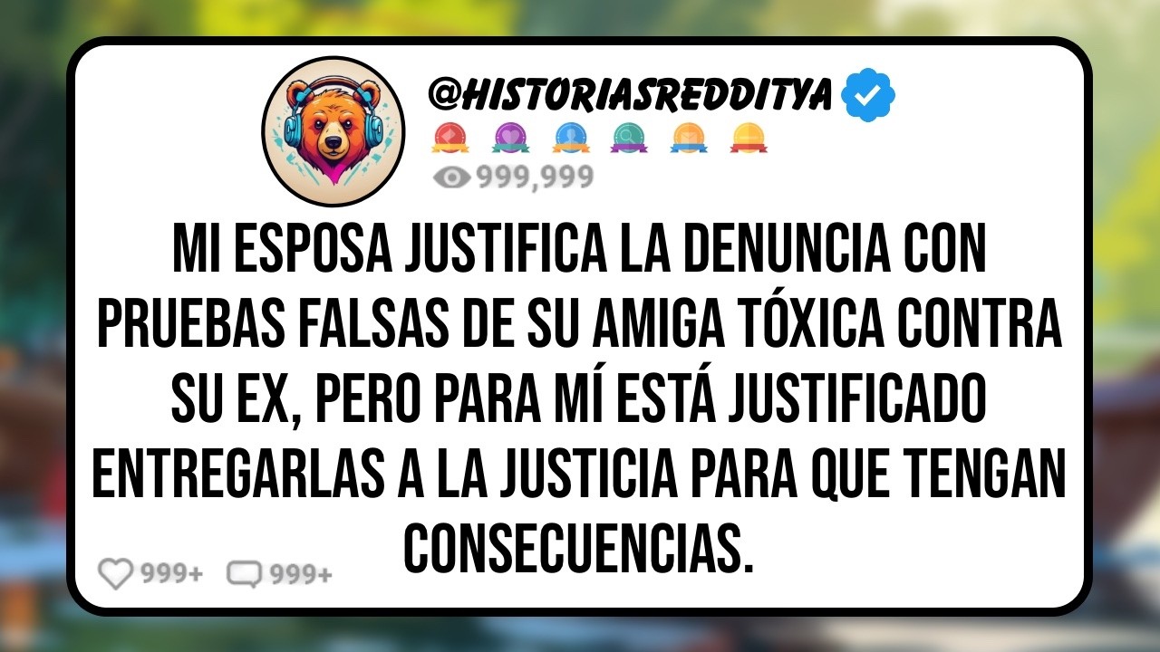 Mi ESPOSA Piensa que Estaba Justificada la Denuncia con Pruebas Falsas de su Amiga tóxica Contra...