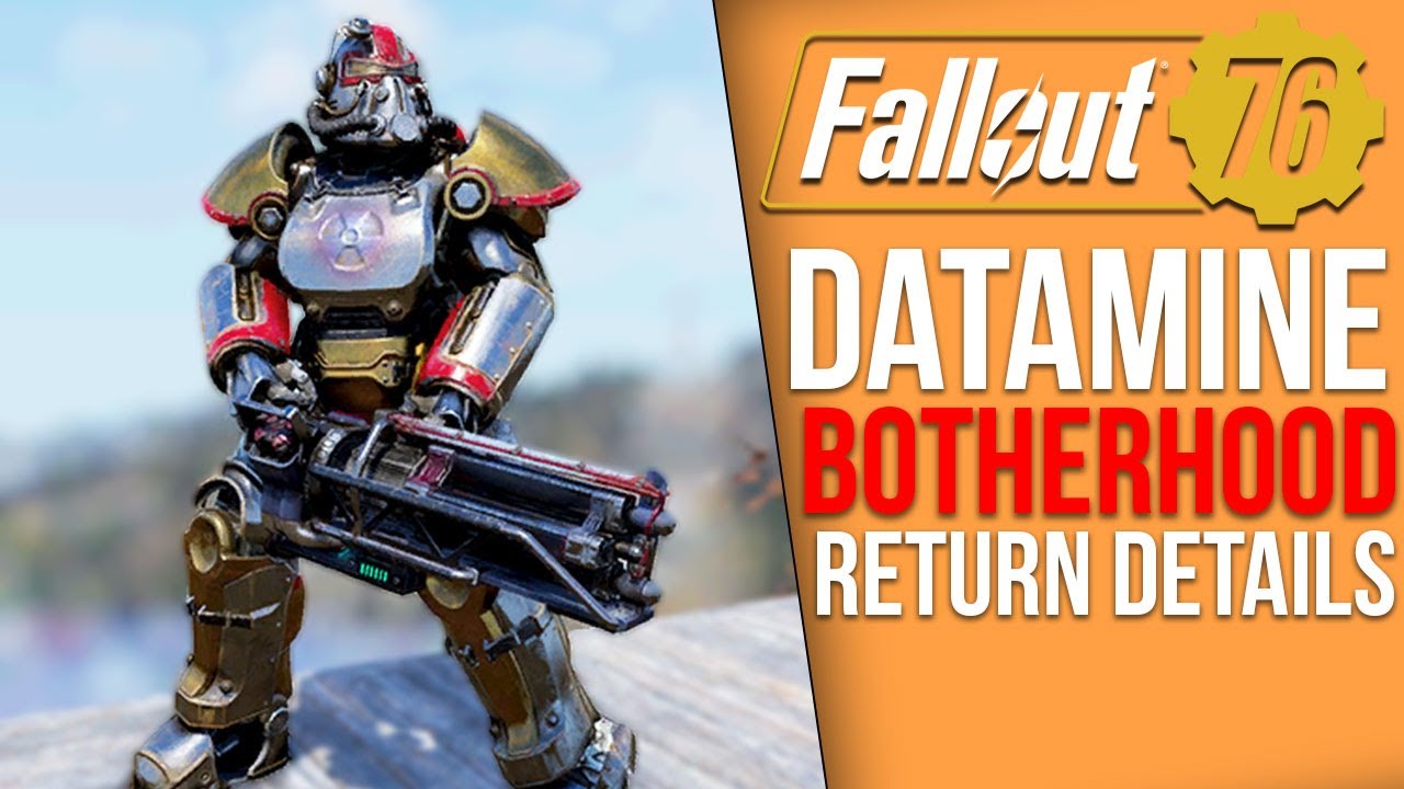 Huge Fallout 76 Datamine - Brotherhood Return Details, New Vault Opening, Seasons Rewards, Lunchbox