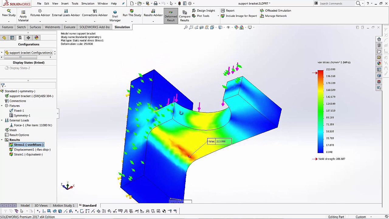SOLIDWORKS - Adaptive Meshing
