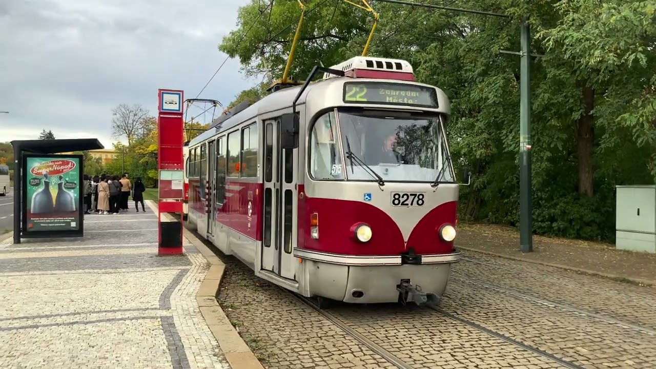 Sestřih MHD v Praze, léto 2024 (tramvaje, metro, trolejbusy, 4K HDR)