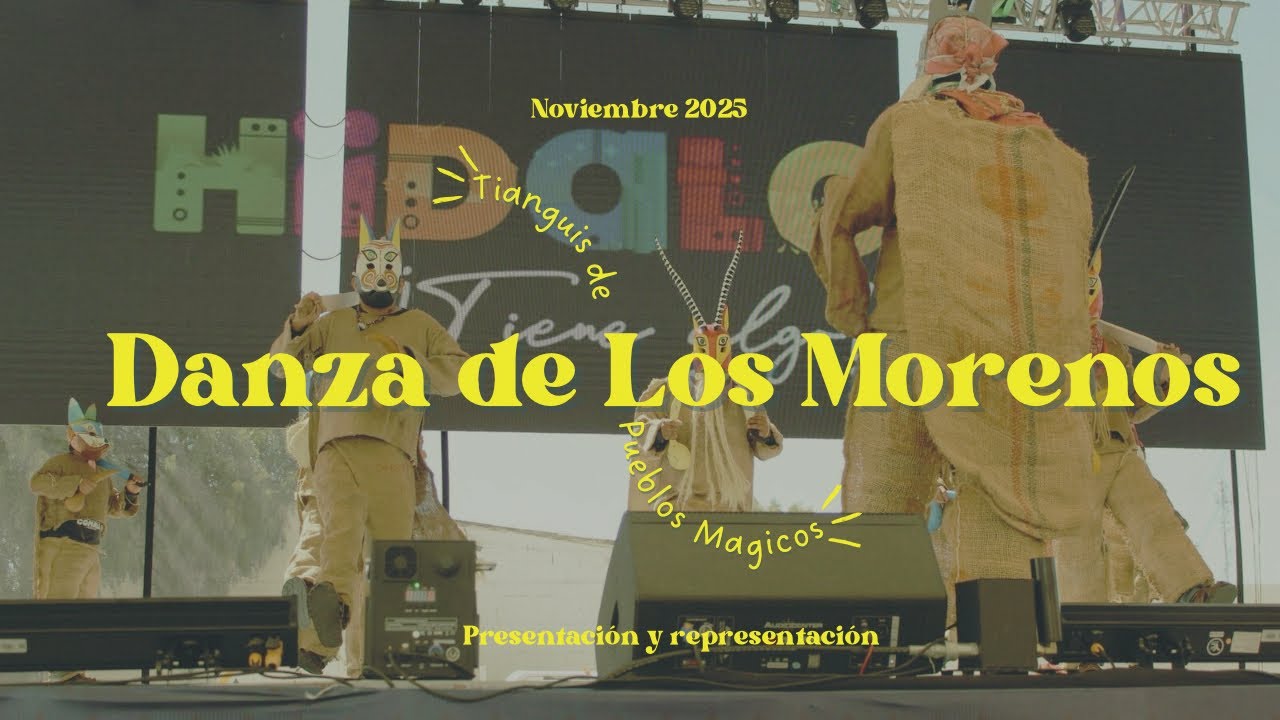 Danza de Los Morenos, En El Tianguis de Pueblos Mágicos, Pachuca de Soto, Hidalgo.🫀🌿