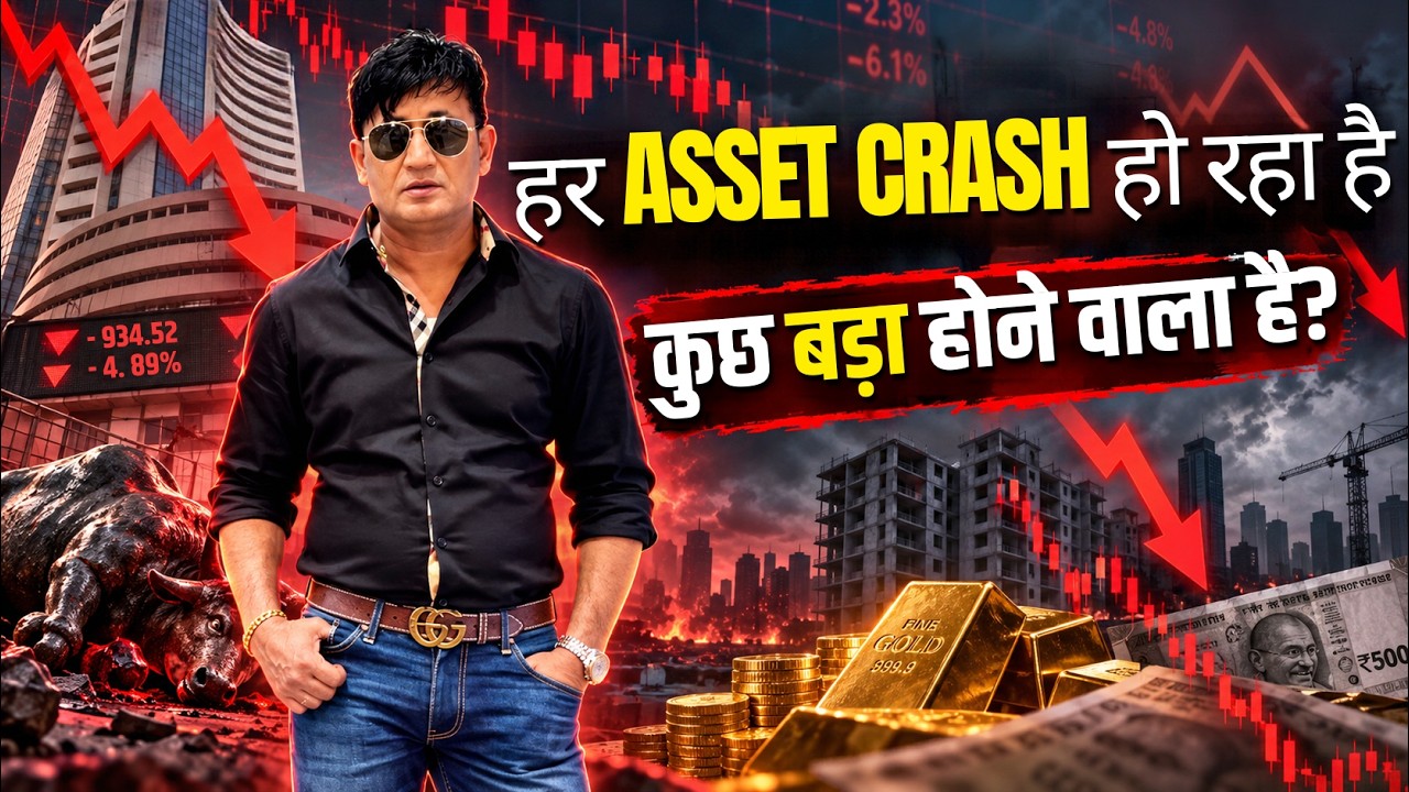 India&rsquo;s Asset Bubble Finally Bursting? Stocks, Gold, Property All Falling I Ravi Sinha #recession