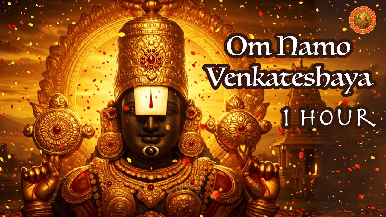 Om Namo Venkateshaya - 1 Hour Chanting @SpiritualTratikasTalks #tirupatibalaji #venkateswara