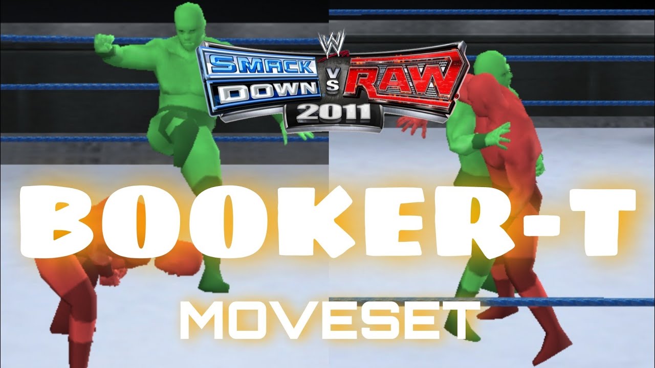 Booker T Moveset for SvR 2011 PSP