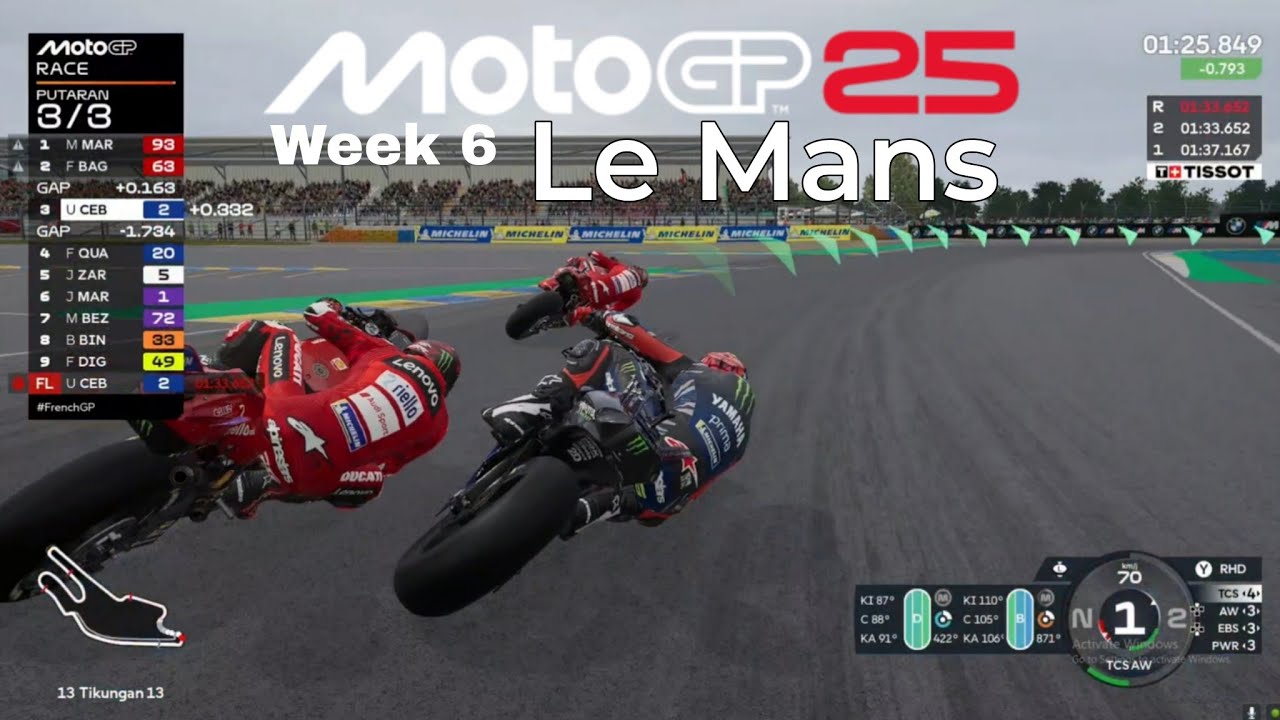 Moto GP 25 || 6th week - Le Mans, France