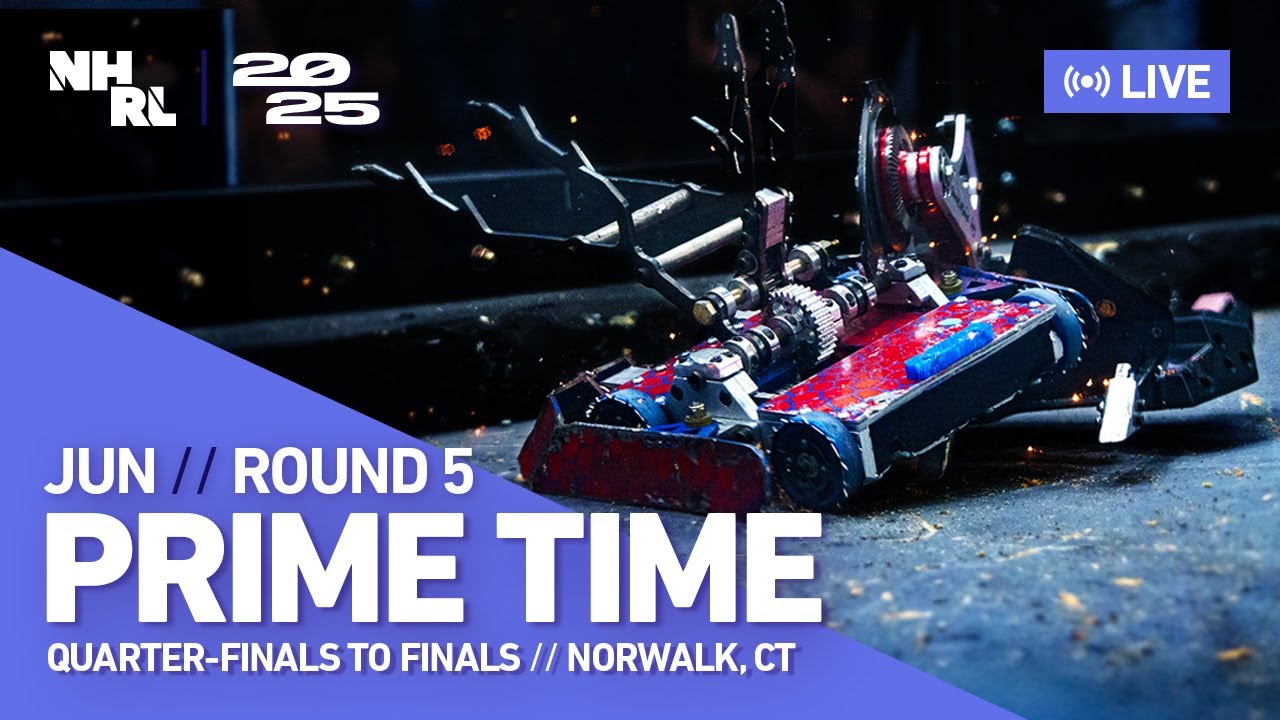 JUNE: Destructive Robot Fighting - NHRL's 2025 Round 5 PRIME TIME