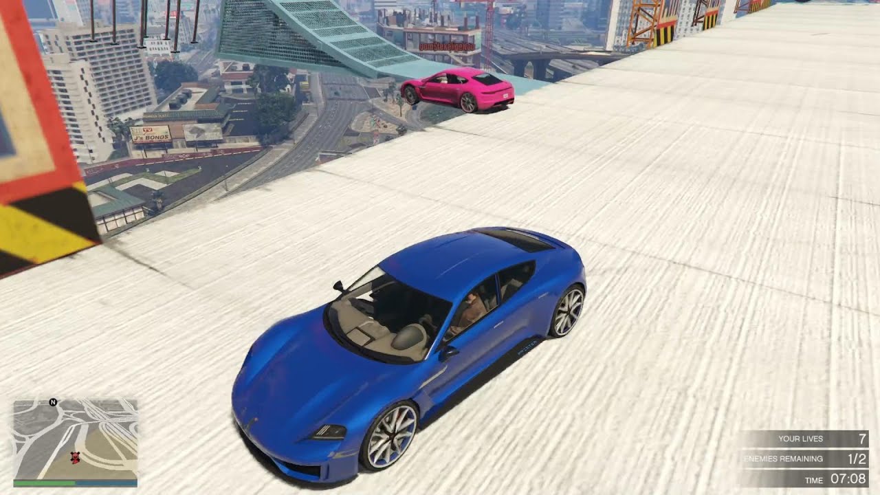 hij gaat zelf eraf - Gta 5 sumo