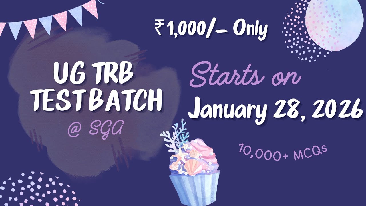 UG TRB BT /BRTE MATHS ONLINE CLASS AND TEST BATCH@stargeniusacademydpi 
