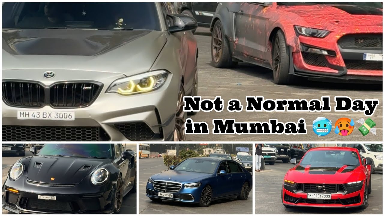 “Car Spotting in Mumbai 2026 | Supercars, Luxury Cars, Ferrari, Lamborghini, BMW M & More' ✨🥶❤️‍🔥💸