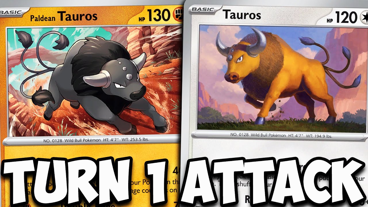The New Paldean Tauros Can DONK The Opponent!