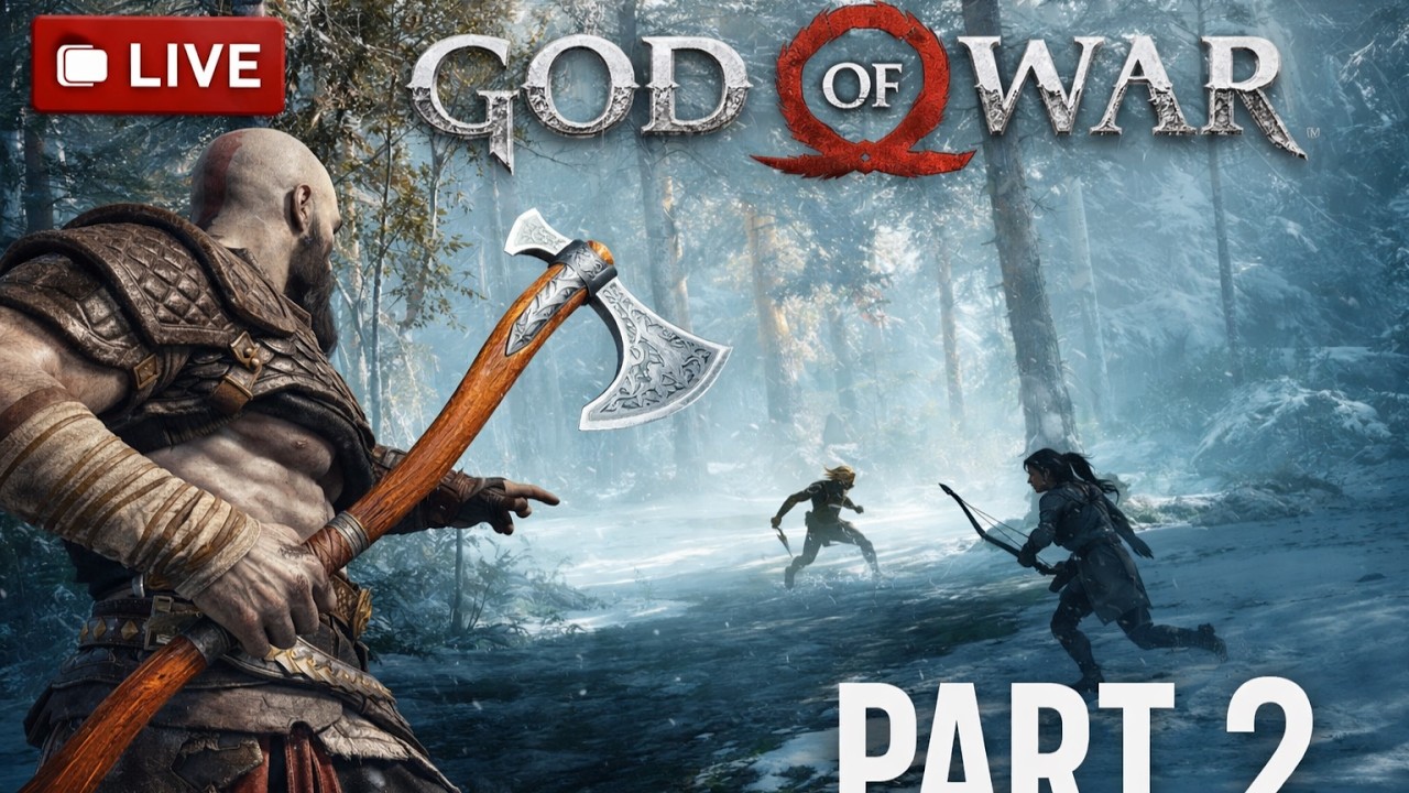 🔴 GOD OF WAR (2018) LIVE 🔥 | KRATOS RAGE CONTINUES ⚔️ PART 2