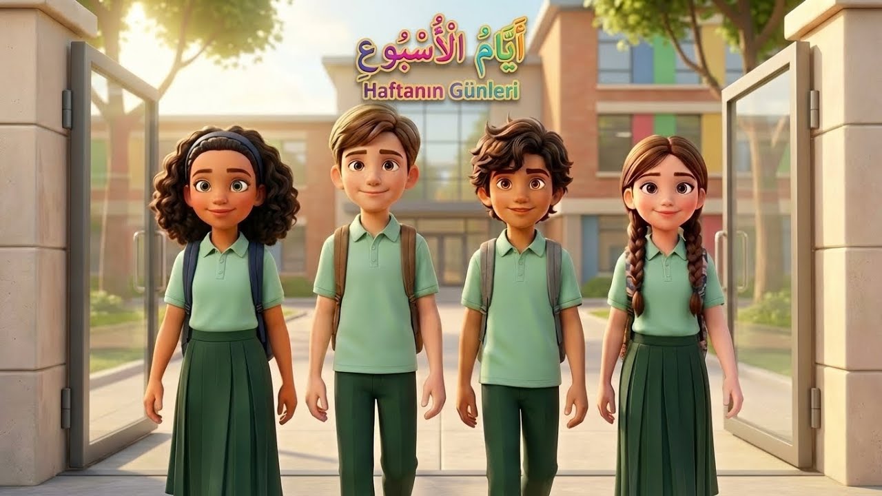 Arapça Haftanın Günleri Şarkısı 🎵 أيام الأسبوع |  İHO7
