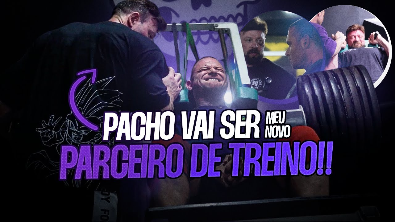 LEG DAY COM PACHO!! MEU NOVO PARCEIRO DE TREINO!