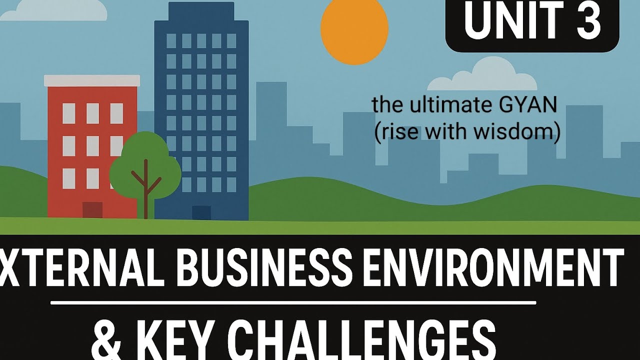 03. External Business Environment & Key Challenges Explained | the ultimate GYAN 