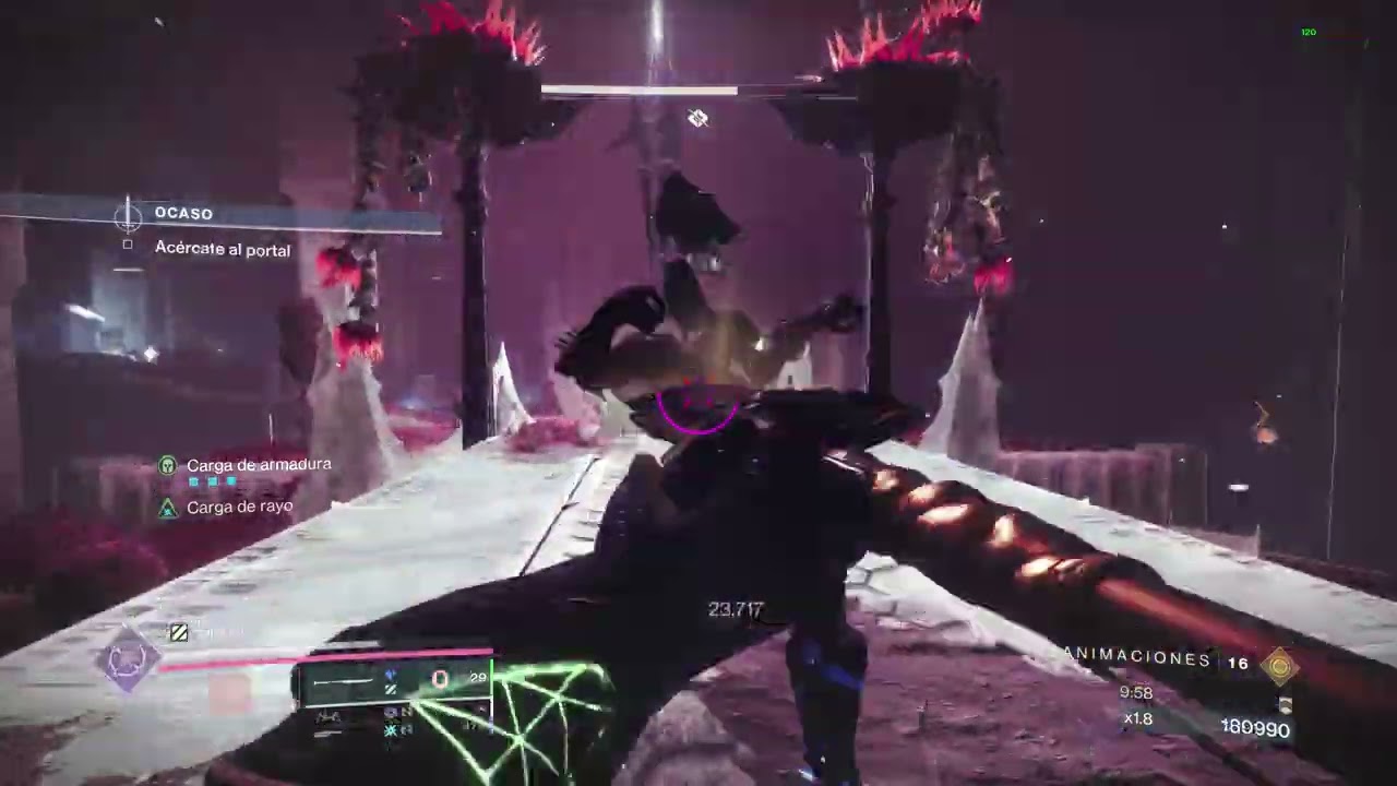 Destiny 2: Ocaso - Campo de batalla operaciones psiónicas: Luna (nivel Gran Maestro) HECHICERO