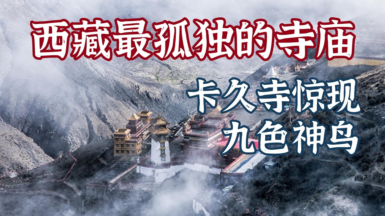 西藏最孤獨的寺廟，雲中仙境卡久寺，驚現九色神鳥【探索中國山南04】