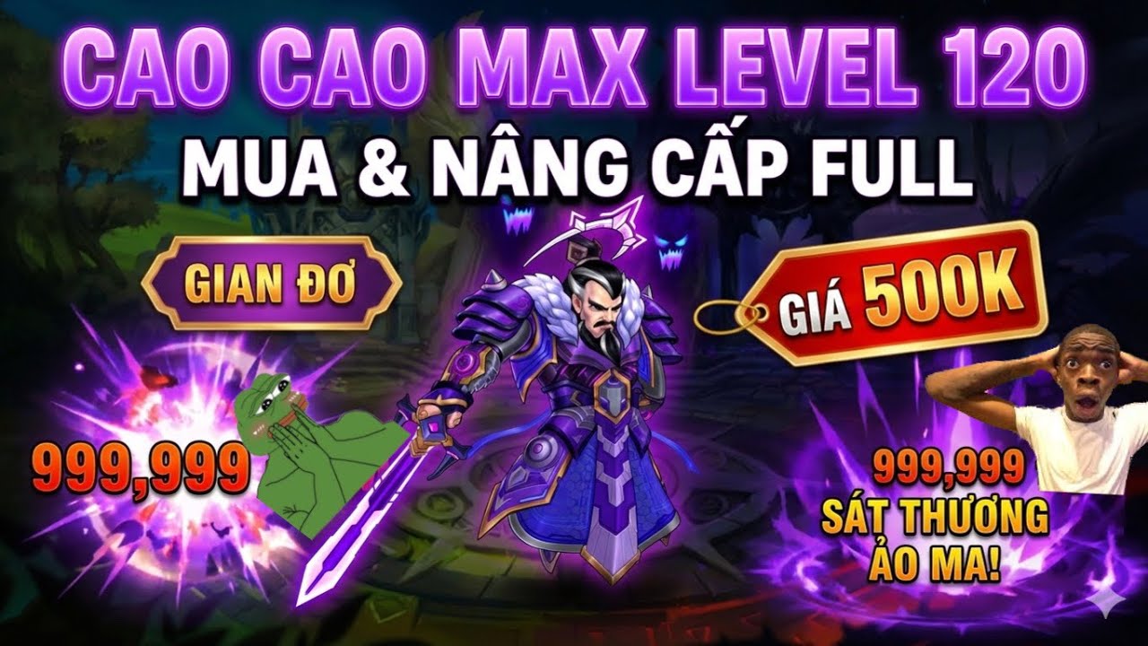 Heroes Infinity:🔥BUYING CAO CAO: Level 120 Gameplay! Full Upgrade & Power Test🔥