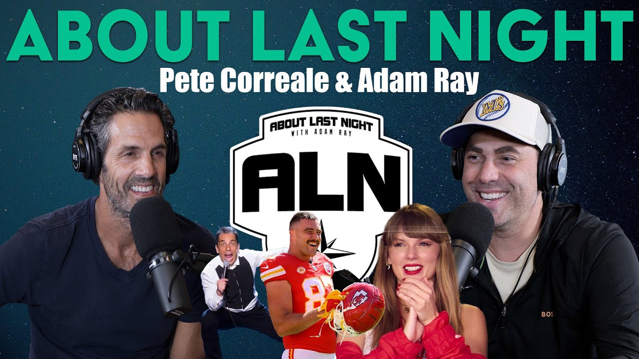 Pete Correale on his podcast with Sebastian Maniscalco, His Family Life, Travis Kelce & Taylor Swift