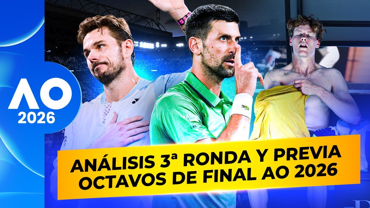 ANALIZAMOS LOS OCTAVOS DE FINAL DEL OPEN DE AUSTRALIA. ¿LA ORGANIZACIÓN BENEFICIÓ A SINNER?