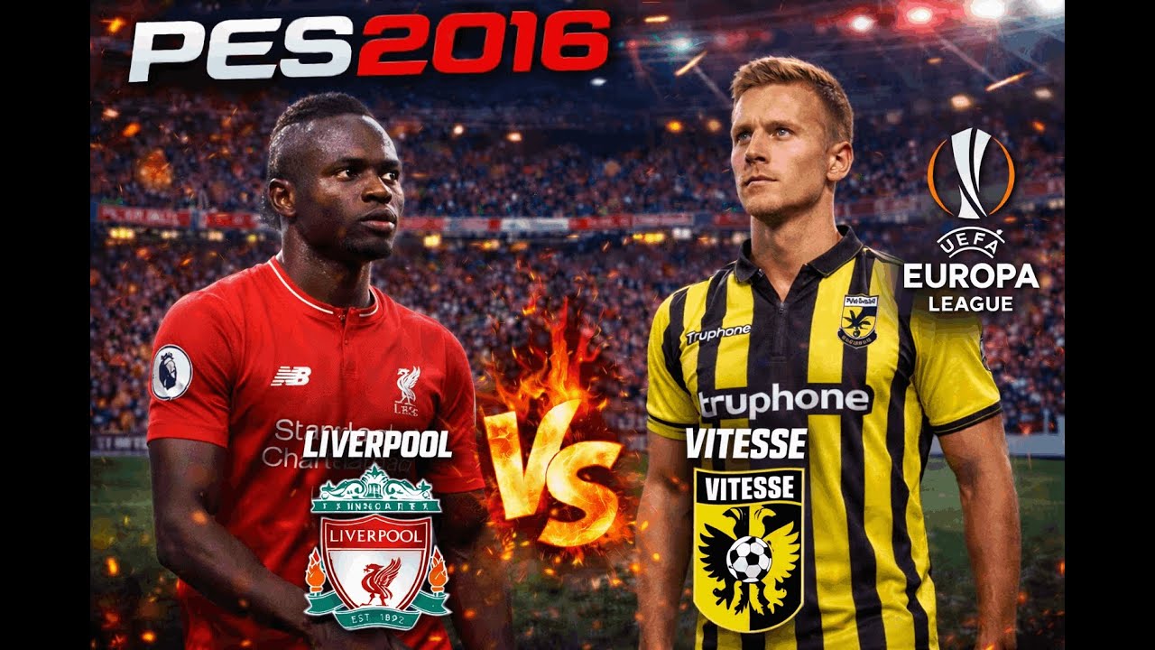 PES 2016 | Liverpool vs Vitesse – UEFA Europa League #2