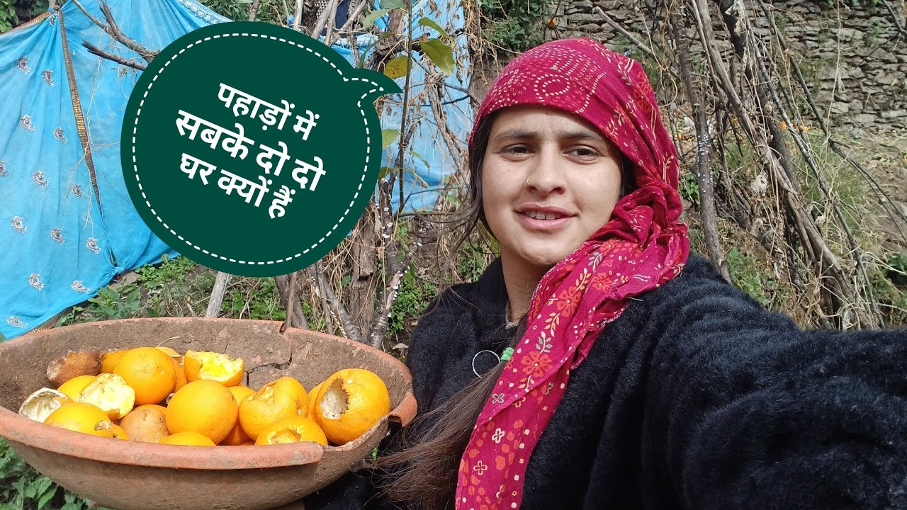 पहाड़ों में हम सबके दो दो घर क्यों हैं ? || Pahadi lifestyle vlog || 