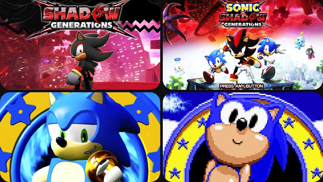 The evolution of SONIC's START-SCREEN (1991-2024)