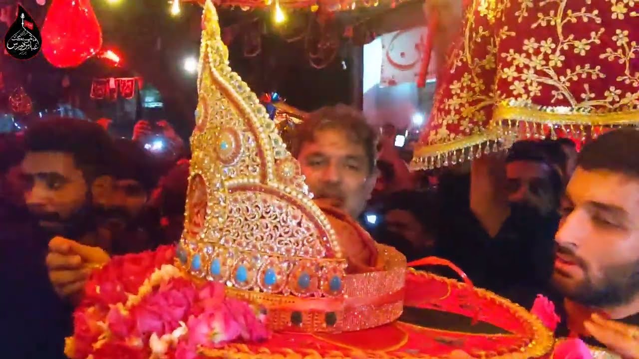 7 Muharram 1445 Pursa markazi juloos ||  Qasim a.s Mehndi Matmi Sangat Abbas a.s Force Larkana