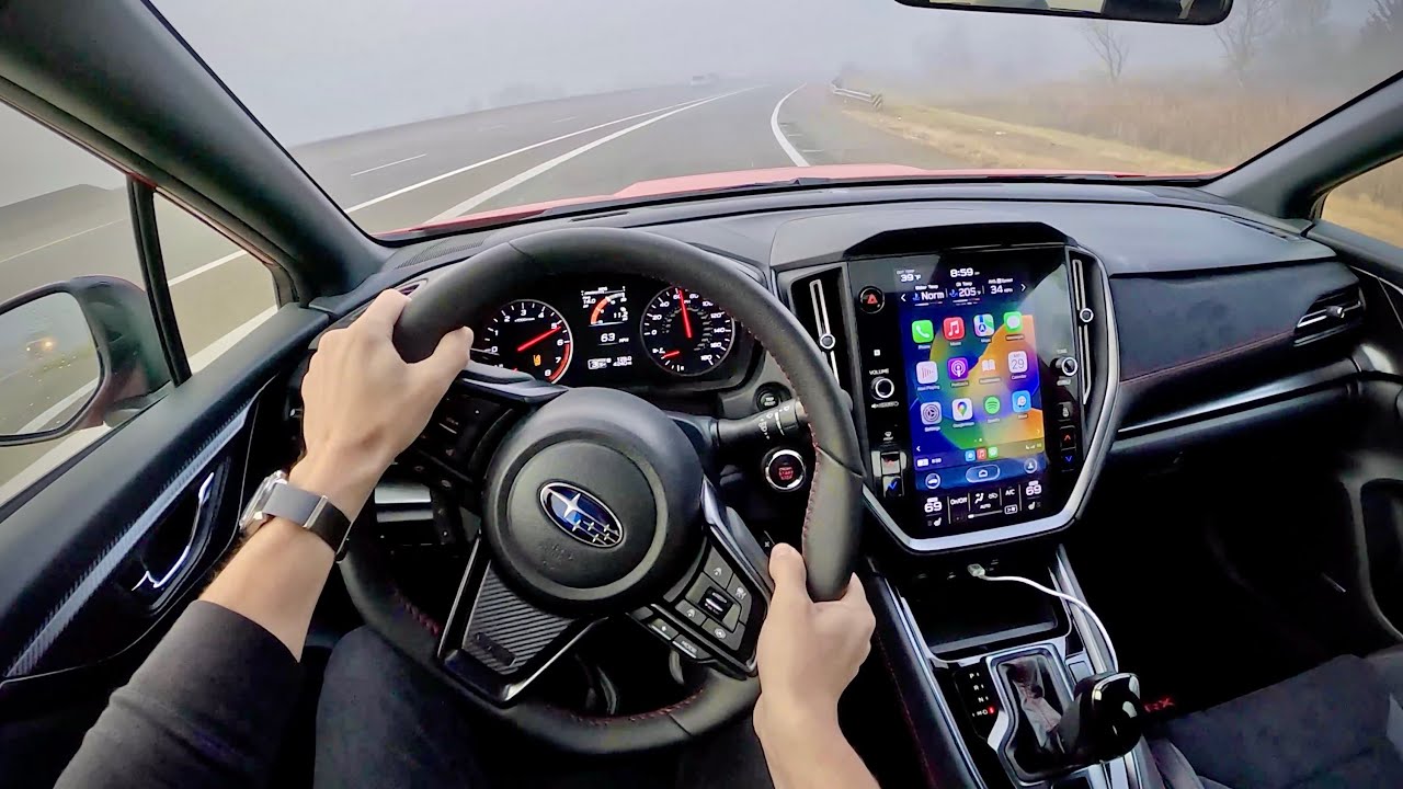 Subaru WRX GT 2022 года (CVT) — впечатления от вождения от первого лица