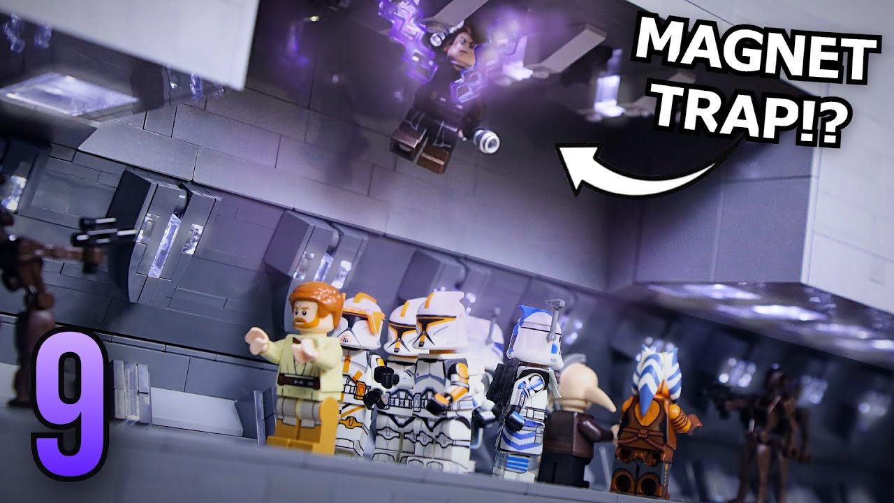 Light-Up MAGNET TRAP Scene… Building The Citadel - Episode 9 | LEGO Star Wars Clone Wars MOC