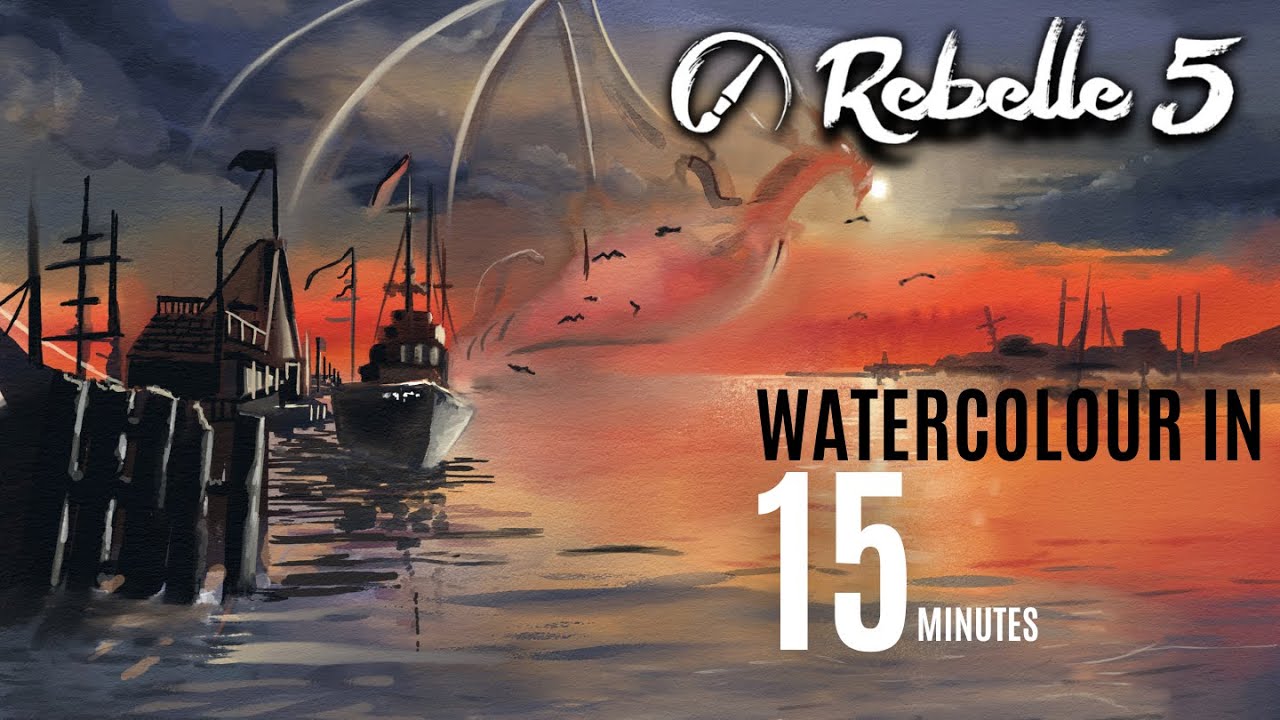 Intro to Rebelle 5 Digital Watercolour – The Basics in 15 Minutes