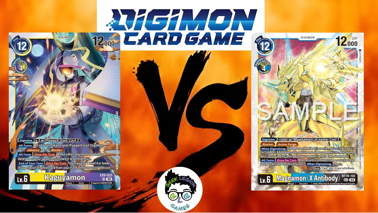Kaguyamon Vs Magnamon X | Digimon TCG EX09 | Locals Match
