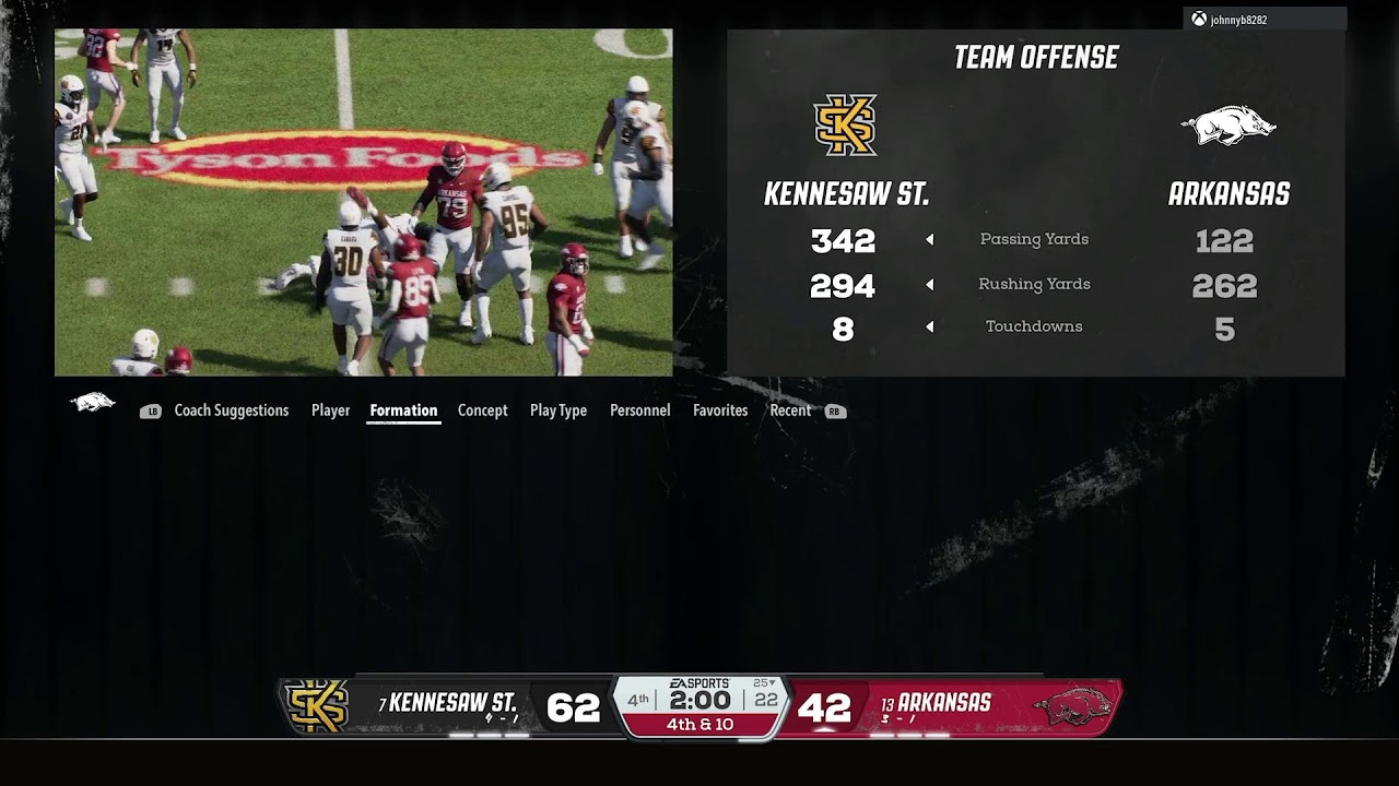 SYSL Dynasty 2030 Season Week 6: vs Kennesaw State *No Mic*