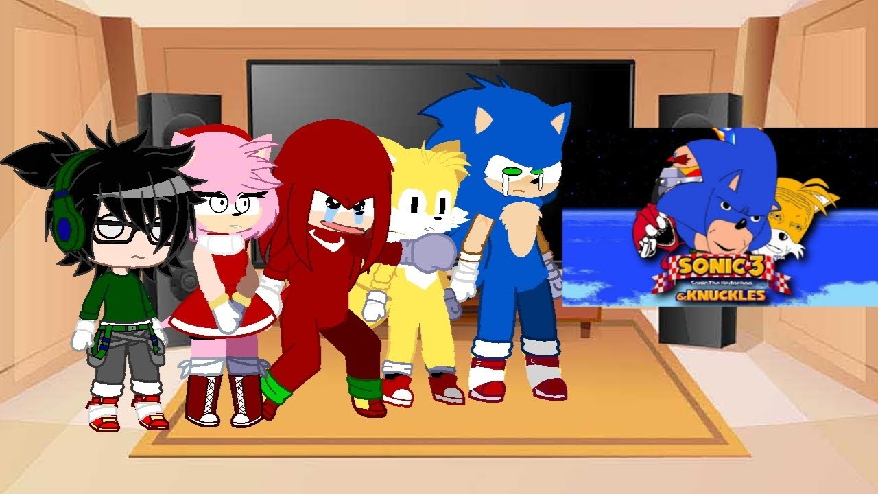 Sonic and friend and @adrianperezlike1667 react to sonic 3 & knuckles infinite lives cheat